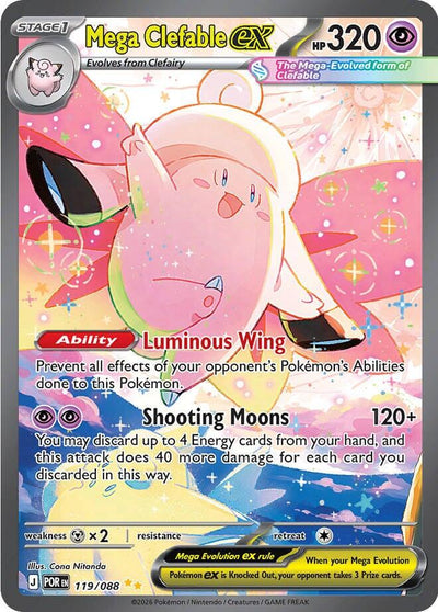 Mega Clefable ex - 119/088 [POR - 119/088]