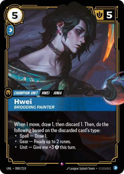 Hwei, Brooding Painter [UNL - 080/219]