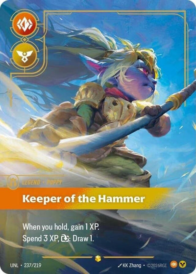 Poppy, Keeper of the Hammer (Overnumbered) [UNL - 237/219]