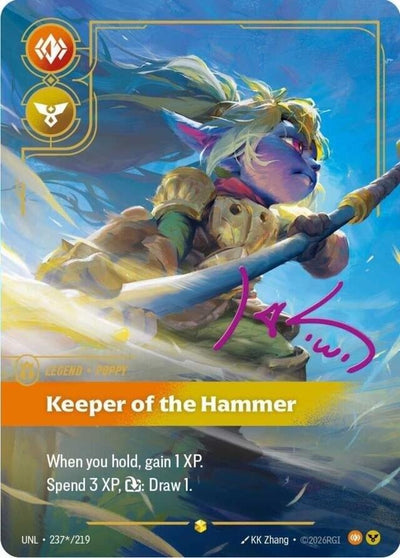 Poppy, Keeper of the Hammer (Signature) [UNL - 237*/219]