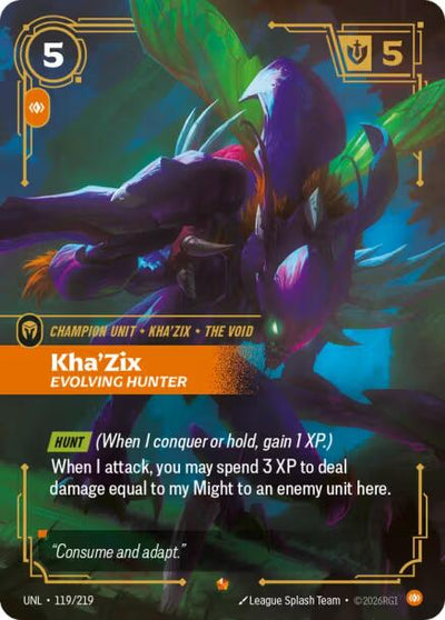 Kha'Zix, Evolving Hunter [UNL - 119/219]