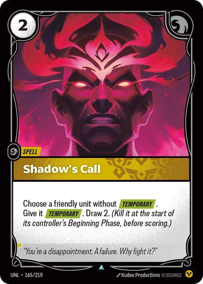 Shadow's Call [UNL - 165/219]