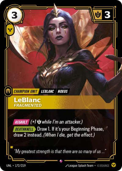 LeBlanc, Fragmented [UNL - 172/219]