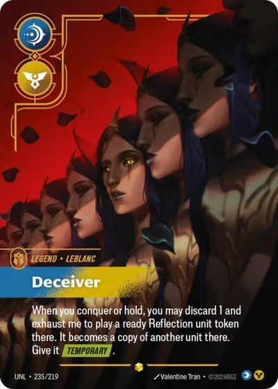LeBlanc, Deceiver (Overnumbered) [UNL - 235/219]