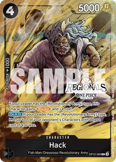 Hack (Regional Participation Pack 2026 Vol.1) [OP-PR - OP12-089]