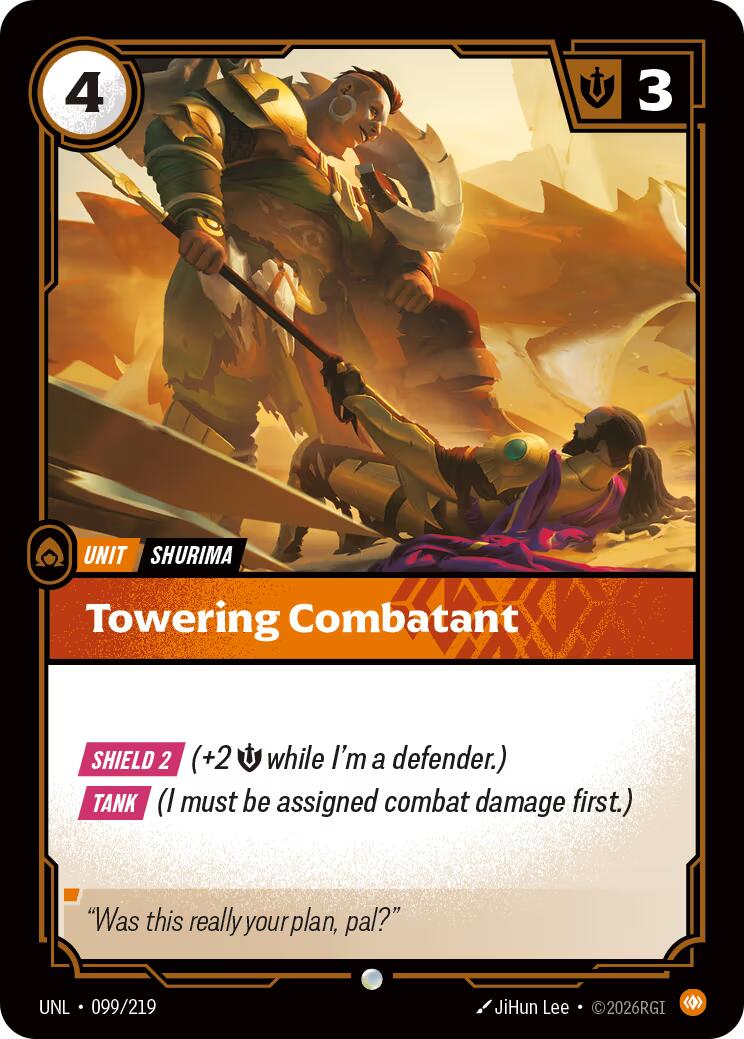 Towering Combatant