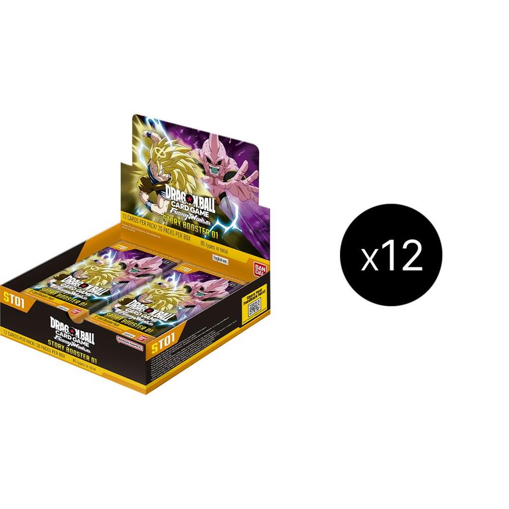 Dragon Ball Super Fusion World Story Booster 01 Booster Box Case 12 cajas