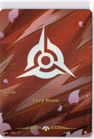 Fury Rune (R01b) [UNL - R01b]
