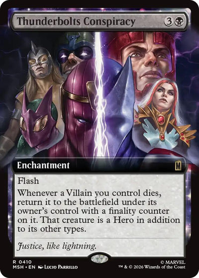 Thunderbolts Conspiracy (Extended Art) [MSH - 410]