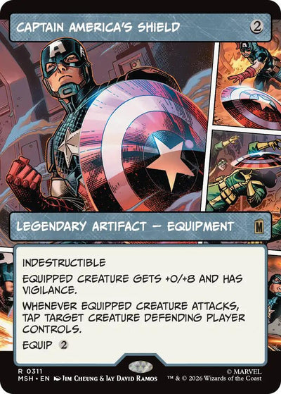 Captain America's Shield (Borderless) (0311) [MSH - 311]
