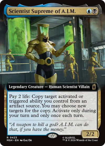 Scientist Supreme of A.I.M. (Extended Art) [MSH - 423]