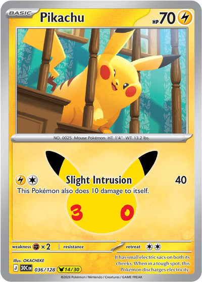 Pikachu - 036/128 [30C - 036/128]