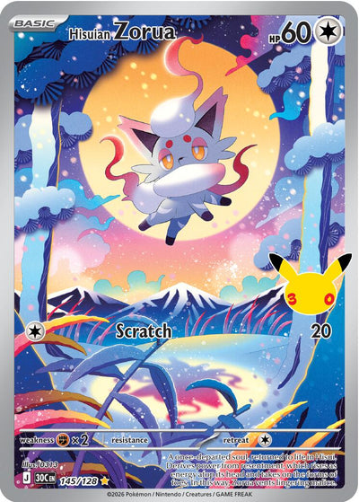 Hisuian Zorua - 145/128 [30C]