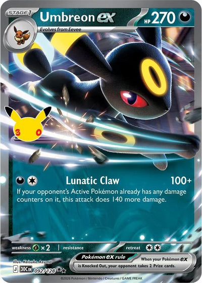 Umbreon ex [30C - 092/128]