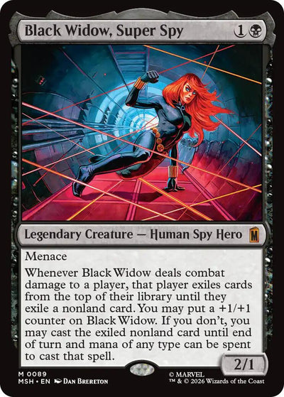 Black Widow, Super Spy [MSH - 89]