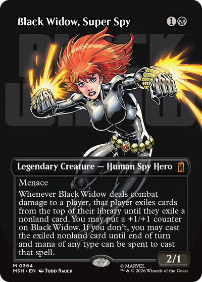 Black Widow, Super Spy (Borderless) (0364) [MSH - 0364]