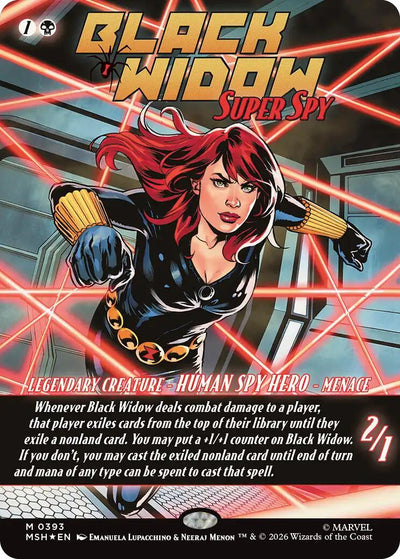 Black Widow, Super Spy (Borderless) (0393) [MSH - 0393]