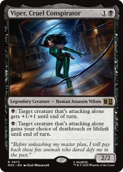 Viper, Cruel Conspirator [MSC - 673]