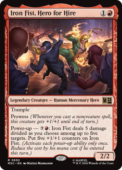 Iron Fist, Hero for Hire [MSC - 692]