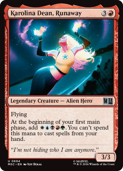 Karolina Dean, Runaway [MSC - 694]