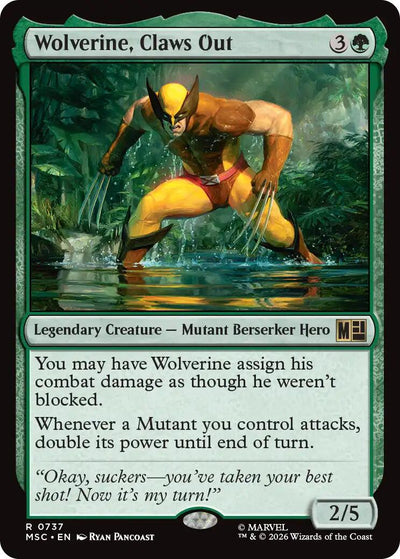 Wolverine, Claws Out [MSC - 737]
