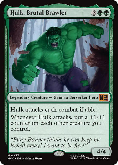 Hulk, Brutal Brawler [MSC - 833]