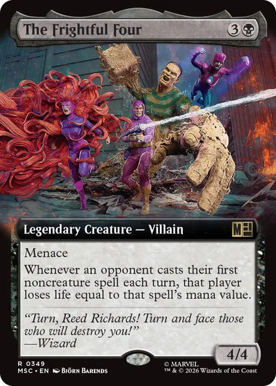 The Frightful Four (Extended Art) [MSC - 349]
