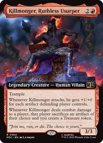 Killmonger, Ruthless Usurper (Extended Art) [MSC - 364]