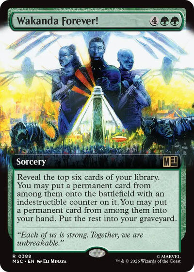 Wakanda Forever! (Extended Art) [MSC - 388]