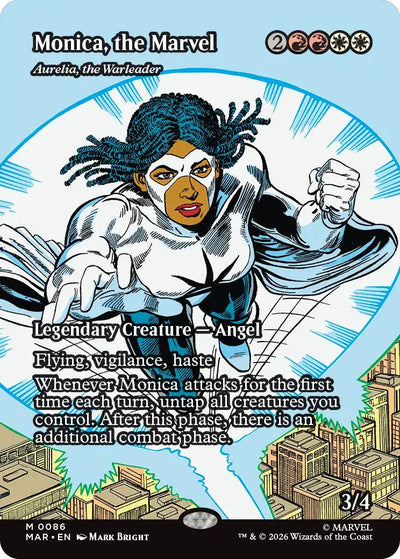 Monica, the Marvel - Aurelia, the Warleader (Borderless) [MAR - 86]