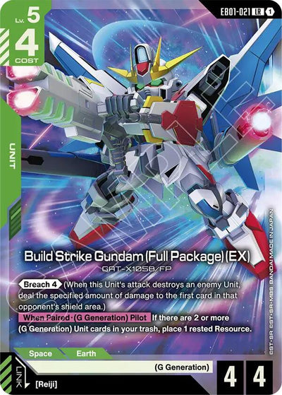 Build Strike Gundam (Full Package) (EX) [EB01 - EB01-021]