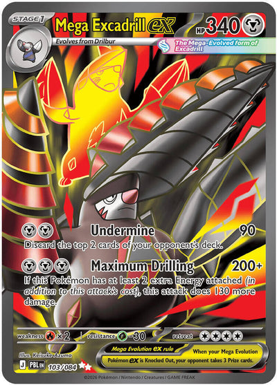 Mega Excadrill ex - 103/084 [PBL - 103/084]