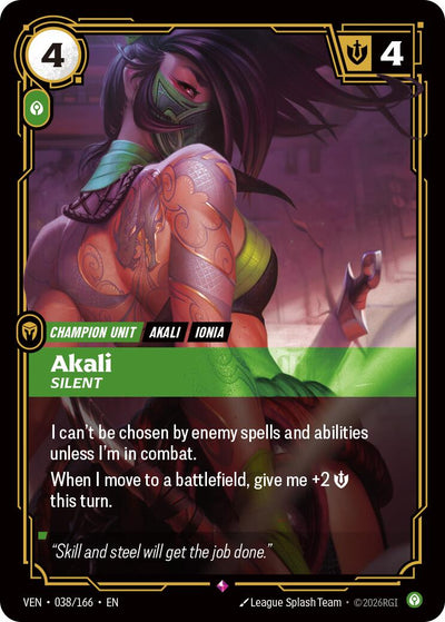 Akali, Silent [VEN - 038/166]