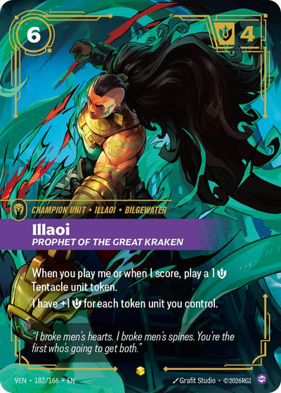 Illaoi, Prophet of the Great Kraken (Overnumbered) [VEN - 182/166]