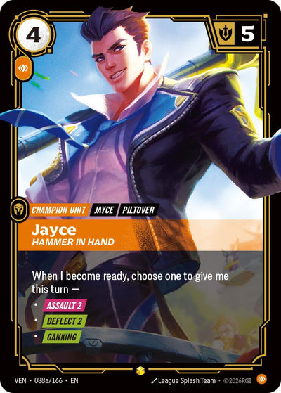 Jayce, Hammer in Hand (Alternate Art) [VEN - 088a/166]