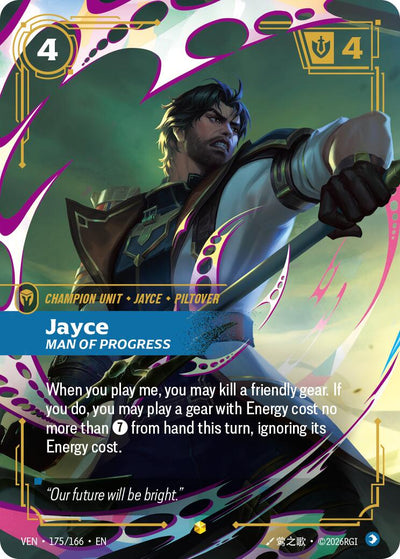 Jayce, Man of Progress (Overnumbered) [VEN - 175/166]