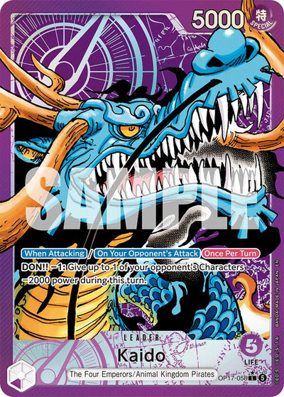 Kaido (058) (Alternate Art) [OP17 - OP17-058]