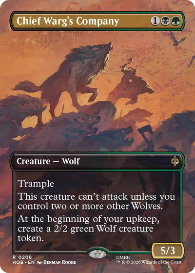 Chief Warg's Company (Borderless) [HOB - 208]