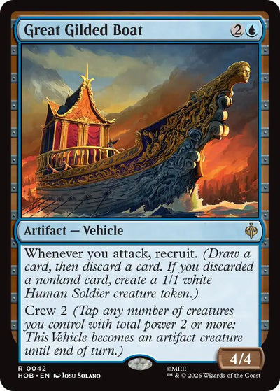 Great Gilded Boat [HOB - 42]