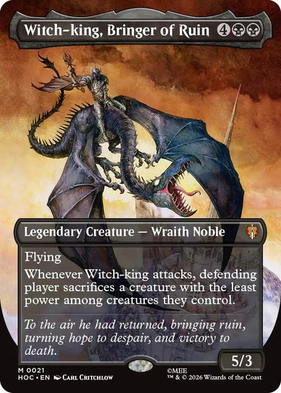 Witch-king, Bringer of Ruin (Borderless) [HOC - 21]