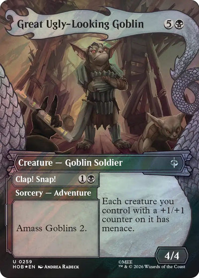 Great Ugly-Looking Goblin (Showcase) (Surge Foil) [HOB - 259]