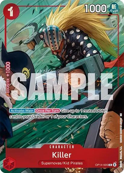 Killer (One Piece Card Game Illustration Box Vol. 8) [OP-PR - OP14-005]
