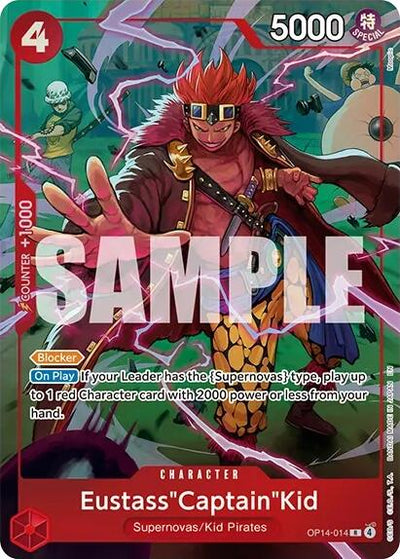 Eustass"Captain"Kid (One Piece Card Game Illustration Box Vol. 8) [OP-PR - OP14-014]