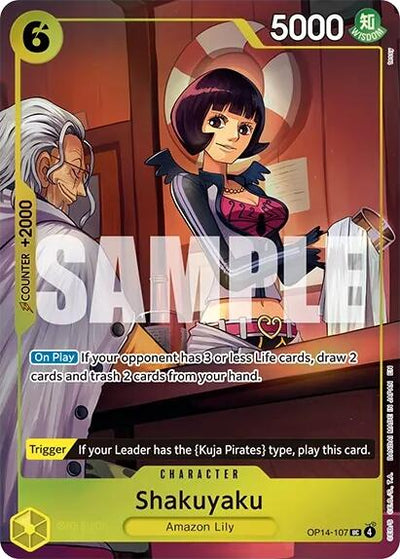 Shakuyaku (One Piece Card Game Illustration Box Vol. 7) [OP-PR - OP14-107]