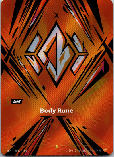 Body Rune (R04a) [VEN - R04a]