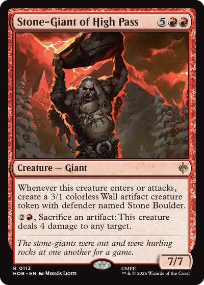 Stone-Giant of High Pass [HOB - 113]