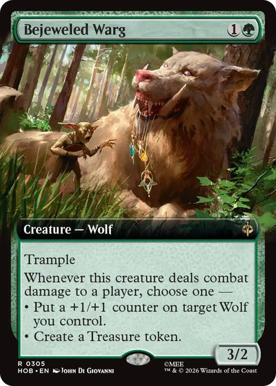 Bejeweled Warg (Extended Art) [HOB - 305]