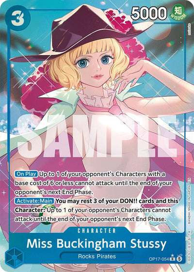 Miss Buckingham Stussy (Alternate Art) [OP17 - OP17-054]