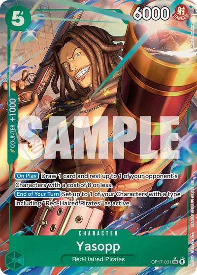 Yasopp (Alternate Art) [OP17 - OP17-031]