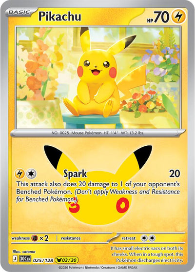 Pikachu - 025/128 [30C - 025/128]